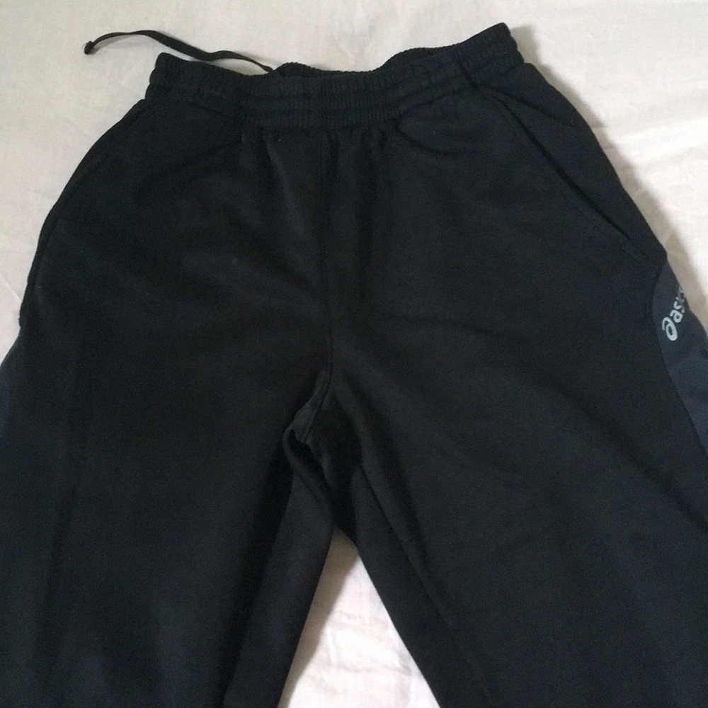 Asics atheletic pants black size small